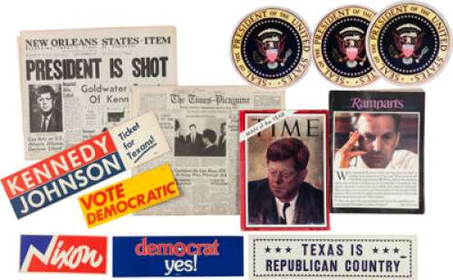A Group of Prop Magazines, Newspapers and Other Items from "JFK." | Heritage