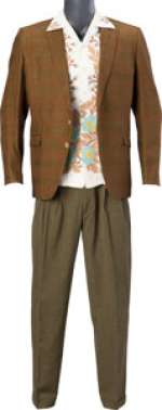 Michael Richards "Cosmo Kramer" Brown Blazer, Pleated Trousers, and Hawaiian Shirt from Seinfeld | Heritage
