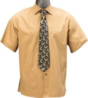 Rainn Wilson "Dwight Schrute" Signature Gold shirt and Tie from The Office Space (NBC TV, 20...