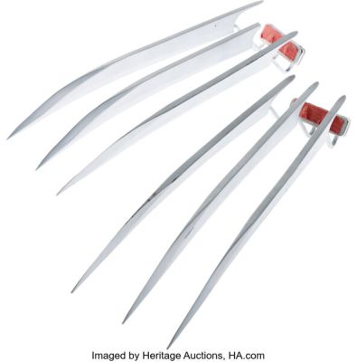 X2: X-Men United (TCF, 2003), Hugh Jackman "Wolverine" Pair of Signature Action Claws. | Heritage