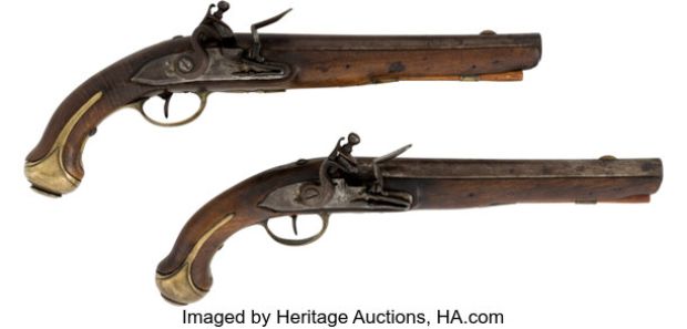 Pair of Dutch Flintlock Pistols from Pirates of the Caribbean Franchise (Walt Disney, 2006-2017). (Total: 2 Items) | Heritage