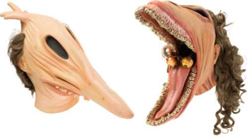 Beetlejuice (Warner Bros., 1988), Alec Baldwin and Geena Davis "Adam and Barbra Maitland" Scary Face Display Masks. (Total: 2 Items)