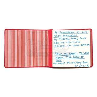 THE OFFICE (T.V. SERIES, 2005-2013) - Lot 932 - Michael Scott‘s (Steve Carell) Scrapbook for Helene Beesly (Linda Purl)