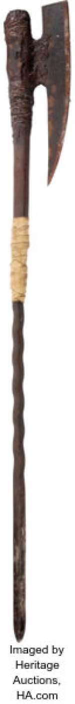 Morgan Jones (Lennie James), Hero Hybrid Battle Axe Staff from Fear the Walking Dead (AMC 2015-2023, Season 6).
