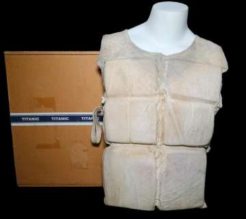 Titanic (1997) Prop Life Vest W/(2) COAs | GWS Auctions