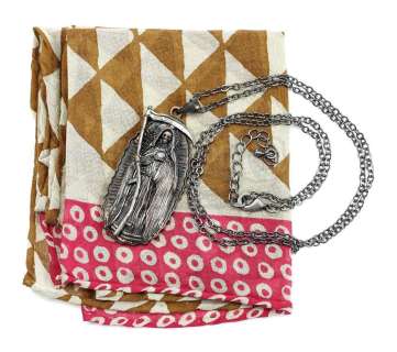 The Gifted - Lot 246 - Eclipse‘s Santa Muerte Medallion and Handkerchief