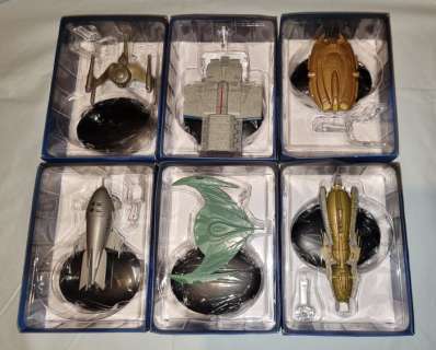 Star Trek | Star Trek - 6 Space Ships with stand | Catawiki