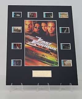 Fast And the Furious | Fast and the Furious - Framed Film Cell Display with COA | Catawiki