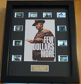 For a Few Dollars More | For a Few Dollars More - Clint Eastwood - limited edition - Film Cell Display 35mm with COA + with translucent frame | Catawiki