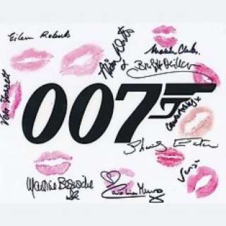 James Bond | James Bond - Signed and Kissed by 10 Bond Girls! | Catawiki