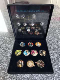 Star Wars - box witch 10 pin badge george lucas - disney | Catawiki