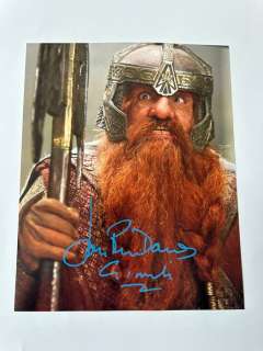 Lord of the Rings - Signed by John Rhys Davies | Catawiki