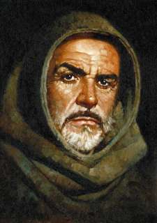 Sanjulian, Manuel - The Name of the Rose - Sean Connery (William of Baskerville) - Hand Signed - Artist Seal | Catawiki