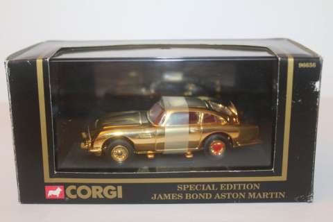 James Bond 007: Goldfinger - Sean Connery - Ref. 96656 - Special Edition - Gold Plated Aston Martin DB5 - Corgi Toys | Catawiki