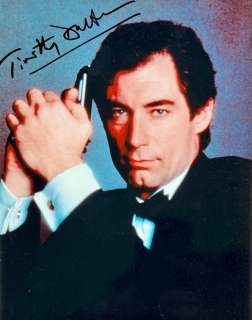 James Bond - Timothy Dalton, signed with COA | Catawiki