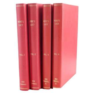 Here‘s Lucy (T.V. Series, 1971-1974) - Lot 89 - Bob Carroll, Jr. Collection: Set of Four Bound Script Books