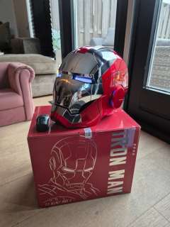 Marvel: Iron Man - Mark V Mk5 Helmet with LED - newest upgrade light ears - helm helmet - autoking | Catawiki