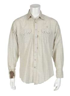 Lot 457 - HEATH LEDGER BROKEBACK MOUNTAIN WORN SHIRT AND AN ORIGINAL PRODUCTION POLAROID