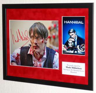 Hannibal - Mads Mikkelsen (Dr. Hannibal Lecter) Premium Framed, signed, + Certificate of Authenticity | Catawiki