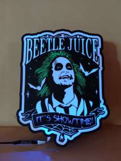 Lighted sign - Beetle juice - Plastic | Catawiki