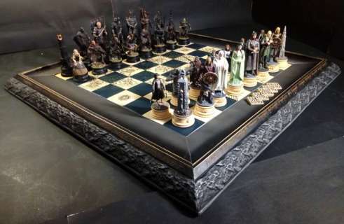 Planeta Agostini - Chess set - Lord of the Rings - Lead