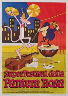 POSTER - Pink Panther Cartoons - 1964 - SUPERFESTIVAL DELLA PANTERA ROSA | Catawiki