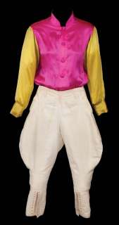Lot 164 - Elizabeth Taylor racing silks & pants National Velvet