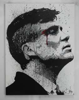 Peaky Blinders - Cillian Murphy - handpainted and signed painting - by PopArt artist Vincent Mink. - Portrait | Catawiki