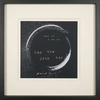 David Lynch - „Bad The John Boy” 2013 - Sammleredition „Bad The John Boy” 2013 - Signiert & Nummeriert - Gerahmt | Catawiki