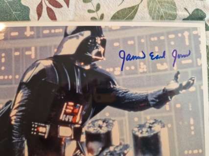 Star Wars Episode V: The Empire Strikes Back - James Earl Jones (voice of Vader) - signed - with COA | Catawiki