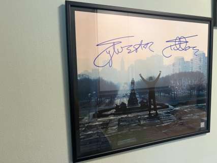 Rocky - Sylvester Stallone Signed - Framed 55x45 cm - With Authentic Signings COA | Catawiki