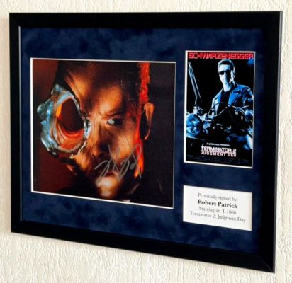 Terminator 2 Judgment Day - Robert Patrick (T-1000) Premium Framed, signed, Certificate of Authenticity | Catawiki