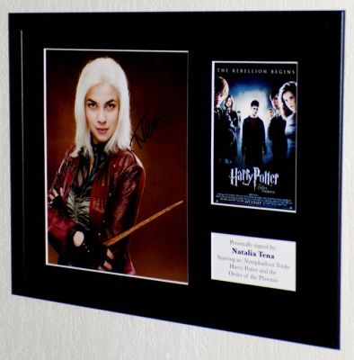 Harry Potter and the Order of the Phoenix - Natalia Tena (Nymphadora Tonks) Premium Framed, signed, Certificate of Authenticity | Catawiki