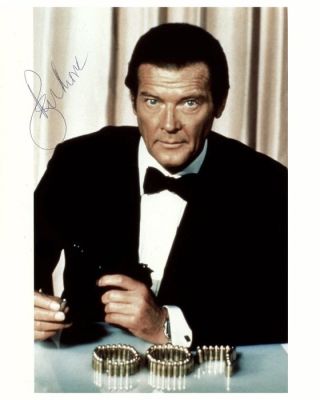 Roger Moore Hand Signed 8x10 Photo Handtekening 007 James Bond B’BC COA | Catawiki