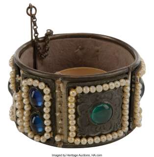 Claudette Colbert "Empress Poppaea" arm bracelet from The Sign of the Cross....