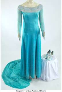 "Elsa" turquoise gown and accessories Once Upon a Time Season 3, Episode 22.... | Profiles in History