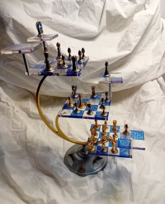 Paramount, The Franklin Mint - Star Trek - Three-Dimensional Chess Set - U.S. | Catawiki