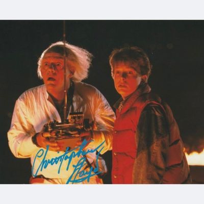 Back to the Future - Signed by Christopher Lloyd (Doc) | Catawiki