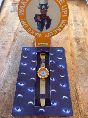 Do The Right Thing - Spike Lee - Swatch Aqua Chrono - "Wake Up!" - SBZ104