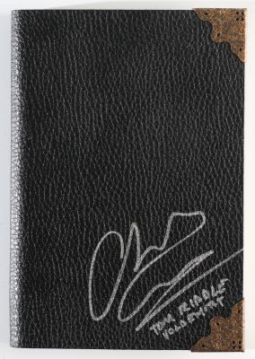 Christian Coulson as Lord Voldemort in Harry Potter & the Chamber of Secrets Signed Prop Replica Tom Riddle Diary with Character Names | SWAU