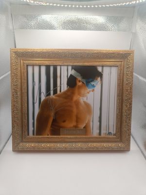 American Psycho - Framed, signed - Christian Bale - with engraved nameplate, Beckett COA