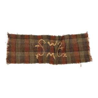 BRAVEHEART (1995) - Lot 82 - William Wallace (Mel Gibson) and Murron MacClannough‘s (Catherine McCormack) Screen-Matched Bloodied Wedding Tartan