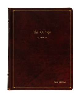 "The Outrage" | Bound presentation script incorporating photographic stills | Sotheby’s