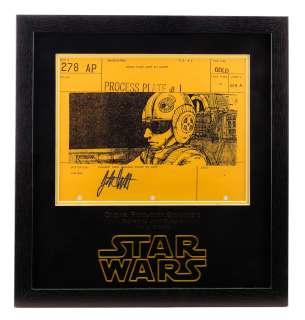 STAR WARS: A NEW HOPE - John Dykstra-Signed Production Storyboard - Close-Up of Luke Moving Right to Left (278 AP)