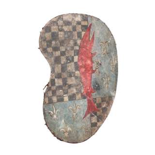 JABBERWOCKY (1977) - Lot #1291 : Dennis Cooper‘s (Michael Palin) Screen-matched Red Herring Shield