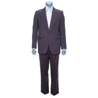WALL STREET (1987) - Lot #413 : Bud Fox‘s (Charlie Sheen) Striped Suit with Distressed Shirt