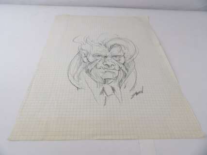 Beauty And The Beast original Makeup Artist Rendering | Eagles Corps International LLC