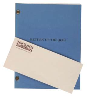 A Revenge of the Jedi Script & Lucasfilm Envelope. | Van Eaton Galleries