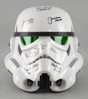 Star Wars - A New Hope - Signed official Prop replica Stormtrooper helmet, full scale produced by… | Ewbank’s