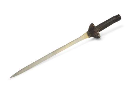 Hook - Lot 171 - ["HOOK"] PROP SWORD, LEATHER WRAPPED, WITH ADVANCE ADVERTISEMENT